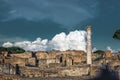 Ancient Ostia Exavation Landscape Royalty Free Stock Photo