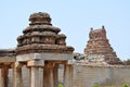 Ancient overgrown ruins of Hampi, Karnataka, India Royalty Free Stock Photo