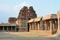 Ancient overgrown ruins of Hampi, Karnataka, India Royalty Free Stock Photo