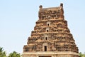 Ancient overgrown ruins of Hampi, Karnataka, India Royalty Free Stock Photo