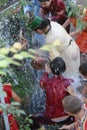 Vardavar, an ancient pagan Water Blessing Festival, celebrated in Armenia; photo taken in July 2009