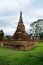 Ancient pagoda of Ayuthaya Royalty Free Stock Photo