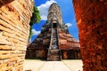 Ancient pagoda in Ayuttaya,Thailand.