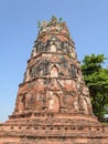Ruins of the old city of Ayutthaya, Phra Nakhon Si Ayutthaya Province, Thailand.