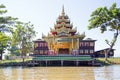 Ancient pagoda at Inle Lake in Myanmar