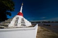 The ancient pagoda in koh kret, Nonthaburi