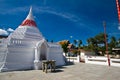 The ancient pagoda in koh kret, Nonthaburi Royalty Free Stock Photo