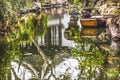 Ancient Pagoda Reflection Garden Humble Administrator Suzhou China Royalty Free Stock Photo