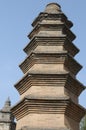 An ancient pagoda in Shaolin Temple, China Royalty Free Stock Photo