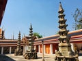 Ancient Pagoda decoration in Wat Pho temple in Bangkok, Thailand Royalty Free Stock Photo