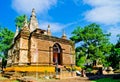 The ancient Pagoda in the temple.