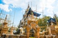 Ancient pagoda under renovation Royalty Free Stock Photo