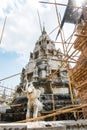 Ancient pagoda under renovation Royalty Free Stock Photo