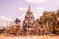 Ancient pagoda under renovation Royalty Free Stock Photo