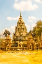 Ancient pagoda under renovation Royalty Free Stock Photo