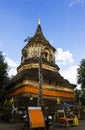 Ancient pagoda in Wat Lok Moli temple Royalty Free Stock Photo