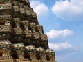 Ancient pagoda at wat po temple Royalty Free Stock Photo