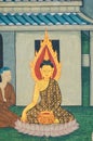 Ancient painting of buddha