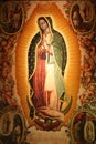 Ancient painting of the virgen de guadalupe I