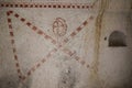 Ancient Paintings in a Cave Church, Cappadocia, Turkey Royalty Free Stock Photo