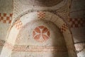 Ancient Paintings in a Cave Church, Cappadocia, Turkey Royalty Free Stock Photo