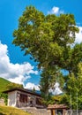 Ancient Palace of Shaki Khans in Azerbaijan. Built in 18th century Royalty Free Stock Photo