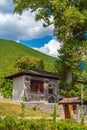 Ancient Palace of Shaki Khans in Azerbaijan. Built in 18th century Royalty Free Stock Photo