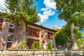 Ancient Palace of Shaki Khans in Azerbaijan. Built in 18th century Royalty Free Stock Photo