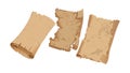 Ancient Parchment Paper Scroll Vector Set, vector design Generative AI Royalty Free Stock Photo