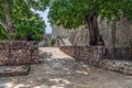 Ancient paved road to the Budva Citadel in the Old Town, Montenegro Royalty Free Stock Photo