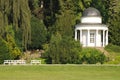 Ancient Pavillion In Parc Scenery