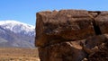 Ancient Petroglyphs at Chalfant Valley in the Eastern Sierra