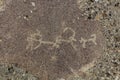 Ancient petroglyphs in Langar village in Wakhan valley, Tajikist