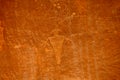 Ancient petroglyphs at Capitol Reef National Park, Utah Royalty Free Stock Photo