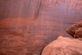 Ancient Petroglyphs in rock in Monument Valley, Utah