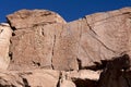 Ancient Petroglyphs on the Rocks at Yerbas Buenas in Atacama Desert in Chile