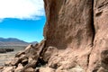 Ancient Petroglyphs on the Rocks at Yerbas Buenas in Atacama Desert, Chile, South America Royalty Free Stock Photo