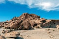 Ancient Petroglyphs on the Rocks at Yerbas Buenas in Atacama Desert, Chile, South America