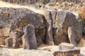 Ancient Petroglyphs on the Temani Pesh-wa Trail Royalty Free Stock Photo