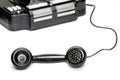 Ancient phone, off the hook Royalty Free Stock Photo