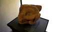 Ancient jaguar head stone, mexican