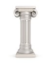 Ancient pillar, 3D illustration Royalty Free Stock Photo