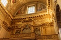 The ancient Pipe Organ inside the Church of Sant\'Andrea della Valle in Rome Royalty Free Stock Photo