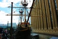 Ancient pirate sailing ship found in the streets of London