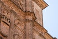 Ancient Plateresque facade of the building at Salamanca University in Spain