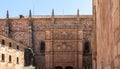 Ancient Plateresque facade of the building at Salamanca University in Spain