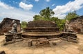 Ancient Polonnaruwa ruins in Sri Lanka. Watadagaya BuddhaÃ¢â¬â¢s statues. Taken in Plonnaruwa, Sri Lanka