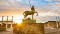 Ancient Pompeii town skyline, Italy Royalty Free Stock Photo