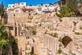 Ancient Pool of Bethesda ruins. Old City Jerusalem, Israel.