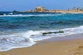 Ancient port in Caesarea Maritima, Israel